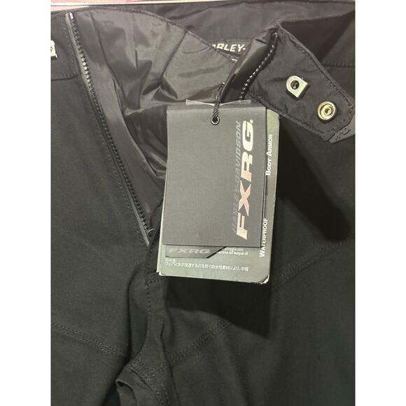 Harley Davidson | Women's FXRG Waterproof Motorcycle Overpant, Cowhide Trim 24W - Picture 12 of 14